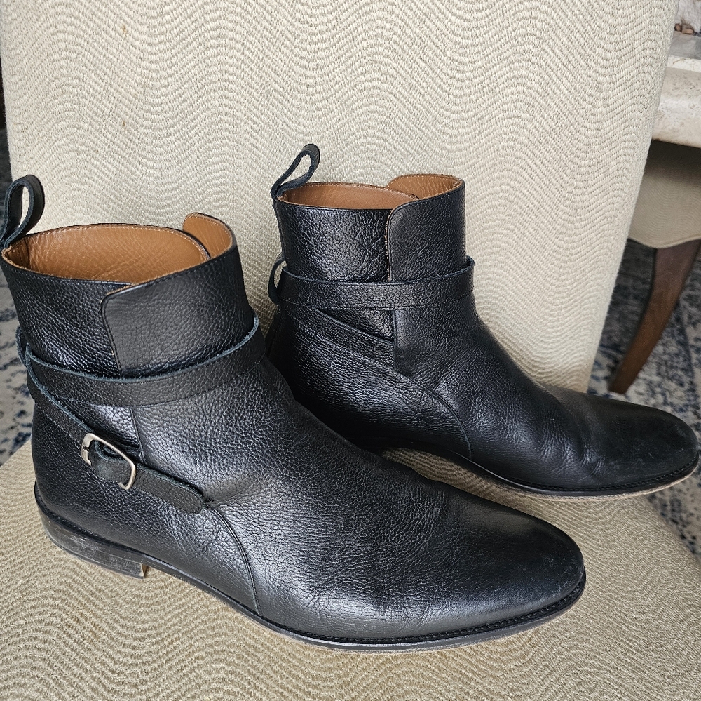 Taft Dylan Black Leather Jodhpur Chelsea